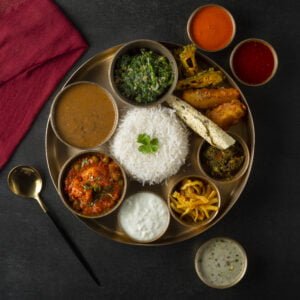 Thakali Thali veg Mushroom_Yeti - the Himalayan Kitchen