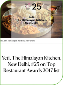 CN Traveller Award_Top Restaurant Award 2017