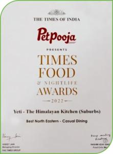 Times Food & Nightlife Awards 2022. Best North Eastern - Casual Dining