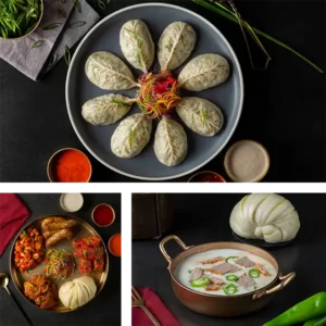 Ema datchi,Momo,Platter food_Yeti - the Himalayan Kitchen