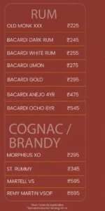 Bhubaneswar Bar Menu_Yeti - the Himalayan Kitchen
