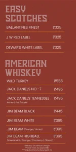 Delhi NCR Bar Menu_Yeti - the Himalayan Kitchen