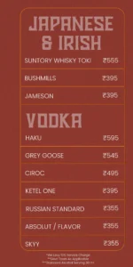 Delhi NCR Bar Menu_Yeti - the Himalayan Kitchen