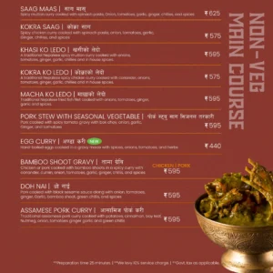 Food Menu Delhi_Yeti - the Himalayan Kitchen