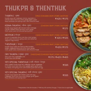 Food Menu Delhi_Yeti - the Himalayan Kitchen