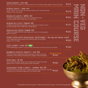 Food Menu Saket_Yeti - the Himalayan Kitchen