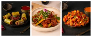 Chicken Laphing chilli Mashroom Paneer Dry Fry_Yeti, The Himalayan Kitchen
