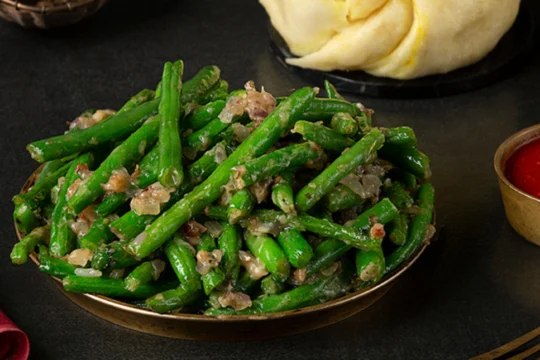 Butter Fried Beans Vegetarian’s Yeti, The Himalayan Kitchen