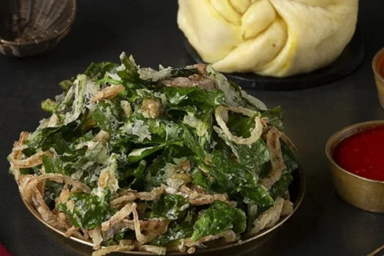 CRISPY SPINACH Vegetarian’s Yeti, The Himalayan Kitchen